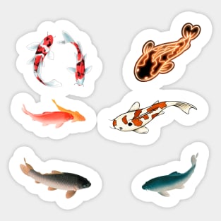 Swimming Fish Sticker
